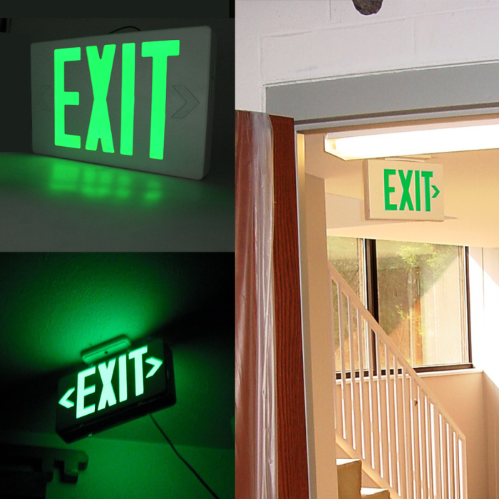 EXIT Sign LED Light Rechargeable