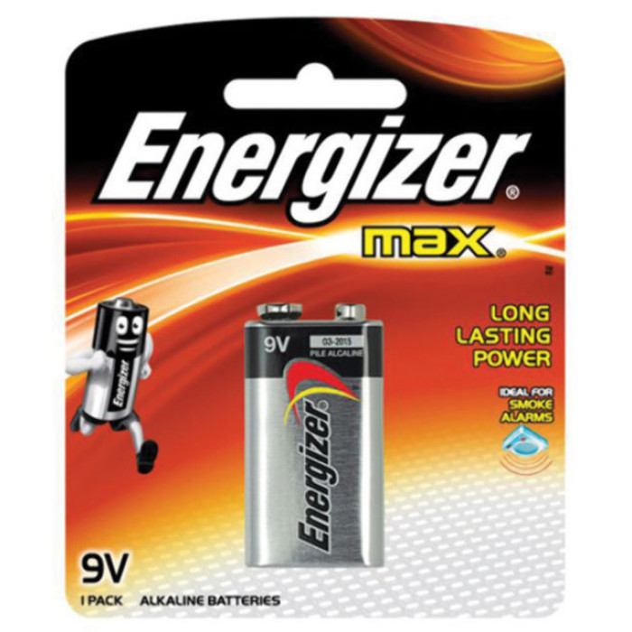 Energizer 9V Alkaline Battery Energizer 9V Alkaline Battery