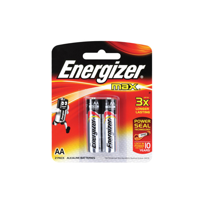 Energizer AA Alkaline Battery (Pack of 2)