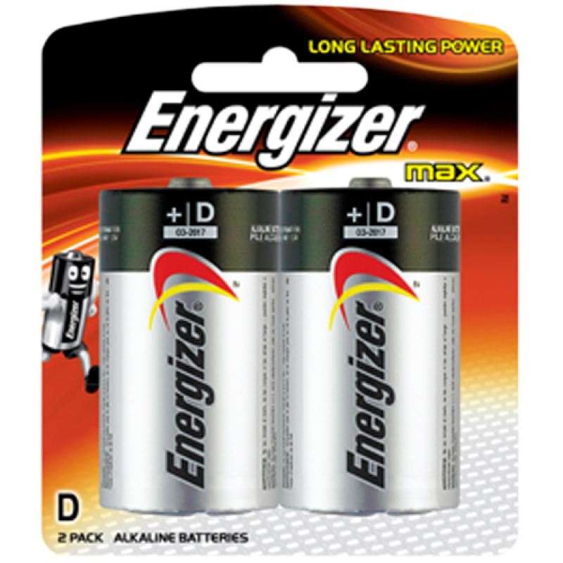 Energizer D-Size Alkaline Batteries
