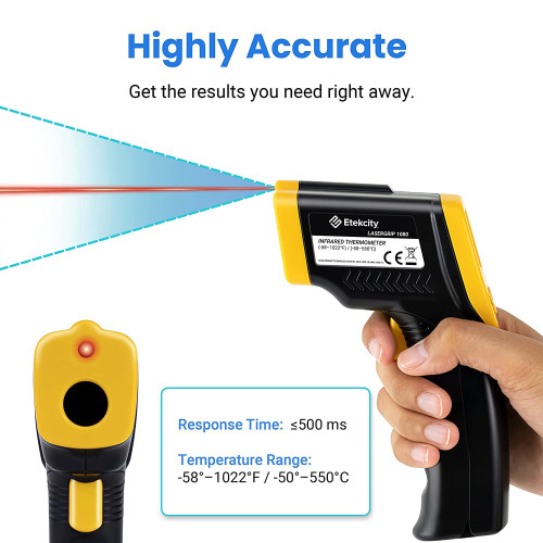 Etekcity Lasergrip 1080 Digital Infrared Thermometer Review 