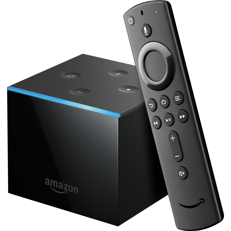 Amazon Fire TV Cube with Alexa voice remote control