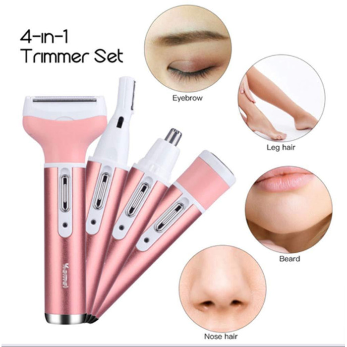 Gemei GM-3074 Epilator & 4 in 1 Trimmer
