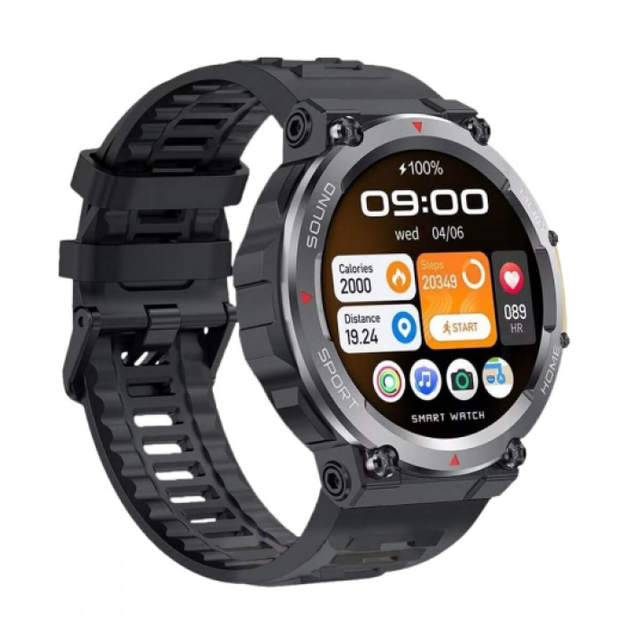 Green Lion Adventure Smart Watch Black Green Lion Adventure Smart Watch Black