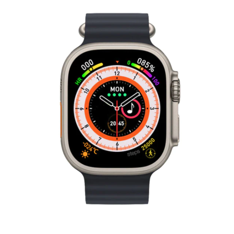 HW8 Ultra Smart Watch Black