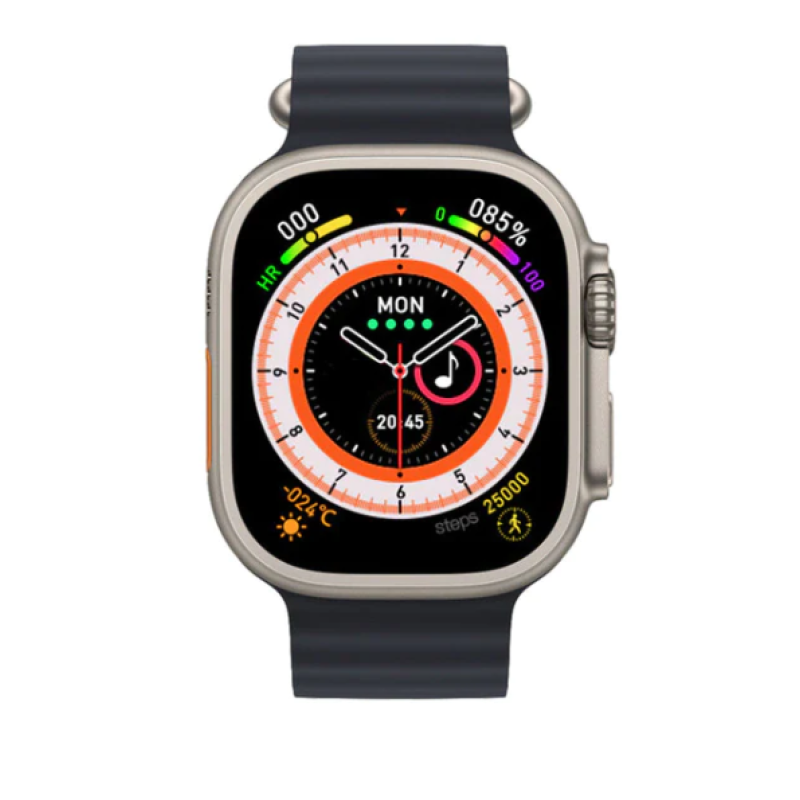 HW8 Ultra Smart Watch Black HW8 Ultra Smart Watch Black