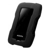 ADATA HD330 2TB AHD330-2TU31-CBK USB 3.1 Shock-Resistant Extra Slim External Hard Drive - Black