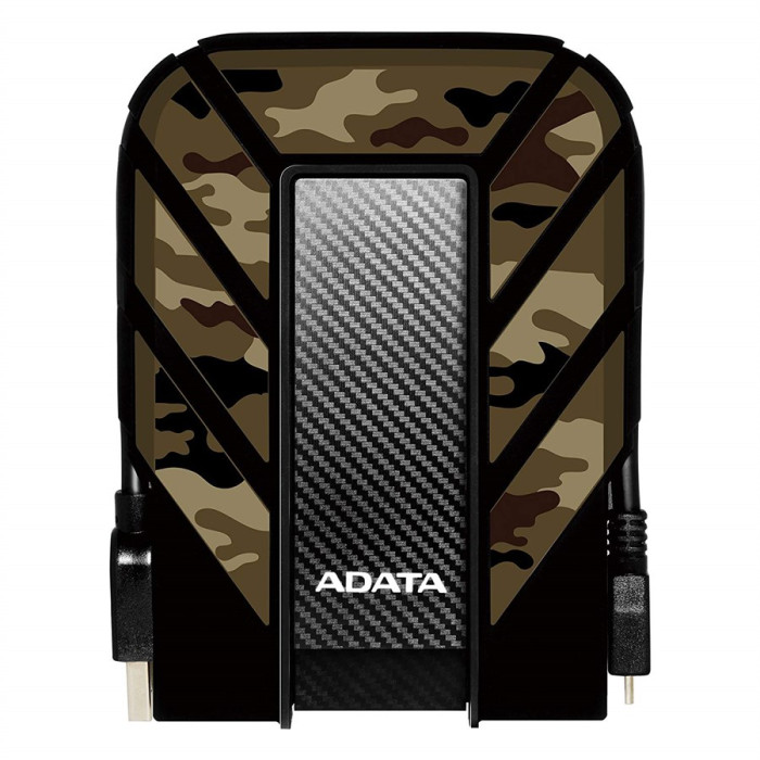 ADATA HD710M Pro 2TB USB 3.1 Rugged Waterproof, Dustproof, Shockproof External Hard Drive, Camouflage, AHD710MP-2TU31-CCF  ADATA HD710M Pro 2TB USB 3.1 Rugged Waterproof, Dustproof, Shockproof External Hard Drive, Camouflage, AHD710MP-2TU31-CCF