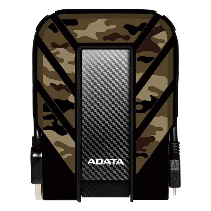 ADATA HD710M Pro 2TB USB 3.1 Rugged Waterproof, Dustproof, Shockproof External Hard Drive, Camouflage, AHD710MP-2TU31-CCF 
