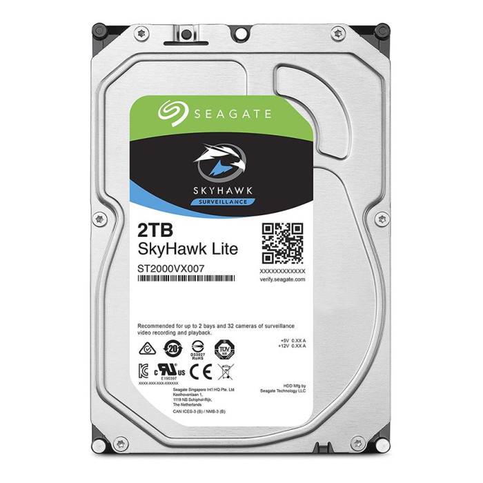 Seagate SkyHawk Lite 2TB Surveillance Hard Drive ST2000VX007