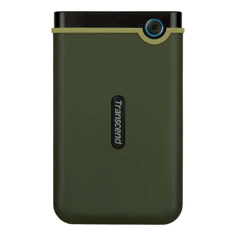 Transcend StoreJet 25M3 2TB USB 3.0 Portable Hard Drive - TS2TSJ25M3G - Military Green