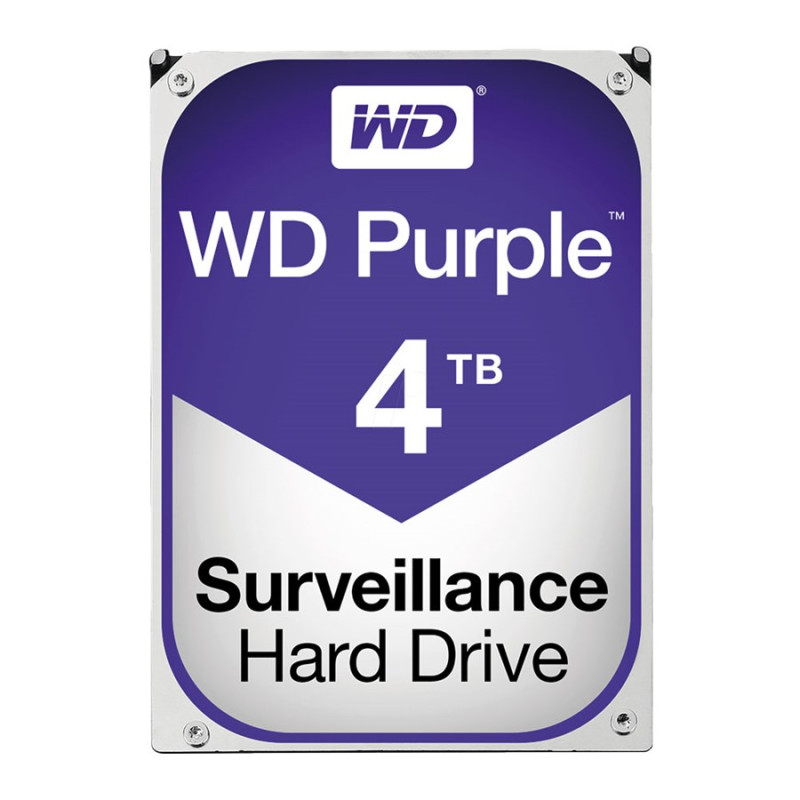 WD Purple 4TB Surveillance Hard Disk Drive - Intellipower SATA 6 Gbs 64MB Cache 3.5 Inch - WD40PURZ