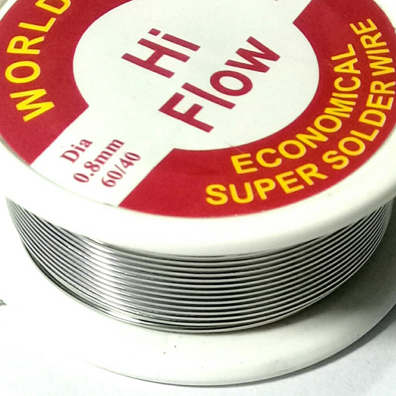 Hi Flow Soldering wire 0.8mm 50gms