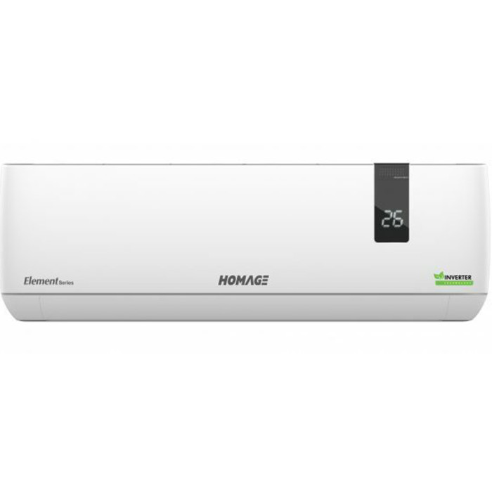Homage HES-1804S -1.5 Ton-18000 BTU-Element Series DC Inverter-White Homage HES-1804S -1.5 Ton-18000 BTU-Element Series DC Inverter-White