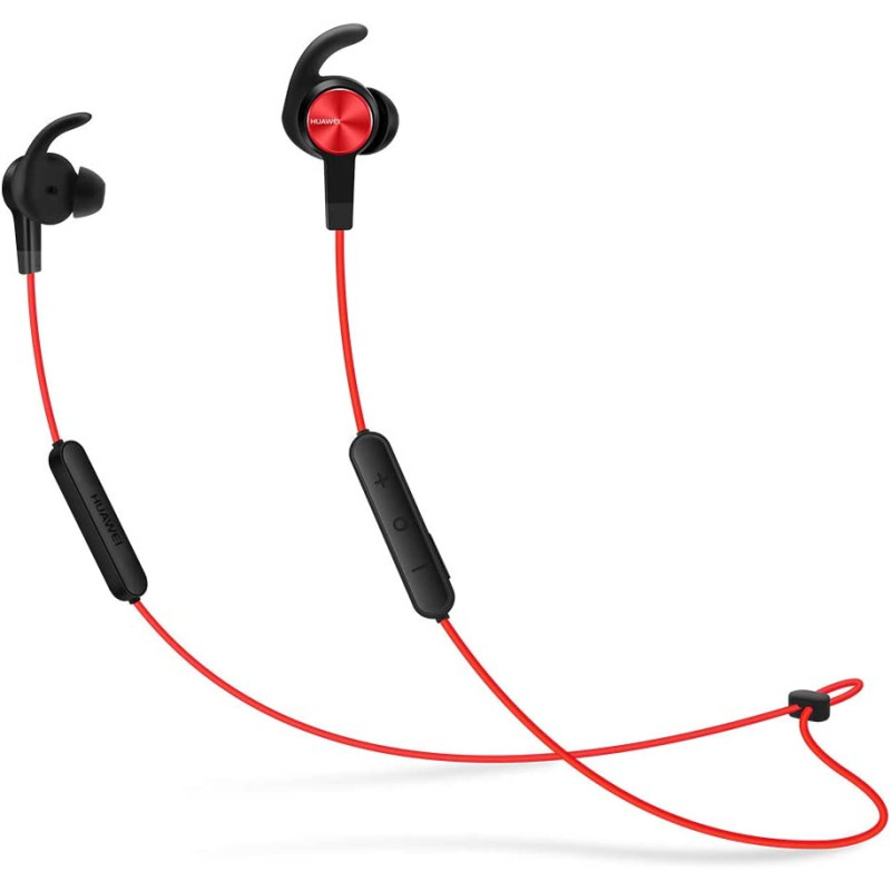 Like New Earbuds - Huawei AM61 Sport Bluetooth Wireless Headphones Lite - Magnetic Absorption - Bass Surging - Red