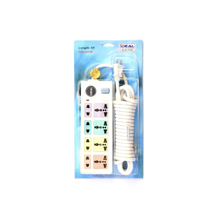 IDEAL Electrical Extension Board 5 Meter with Fuse Protection