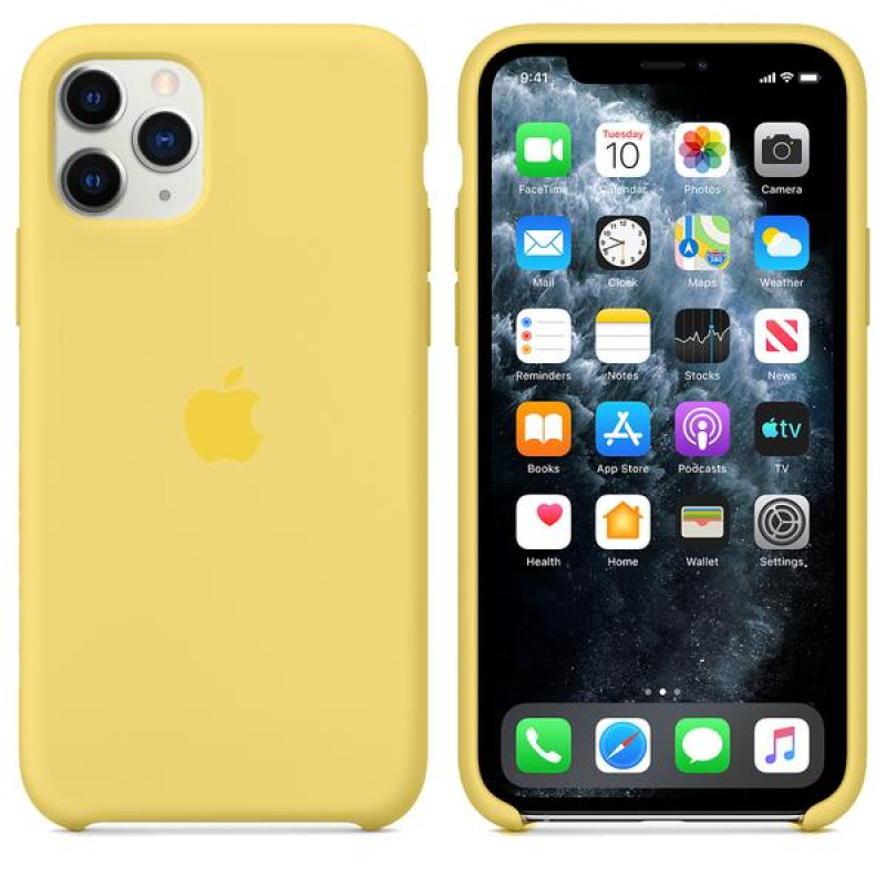 Iphone 11 Pro Max Silicone Cover Yellow