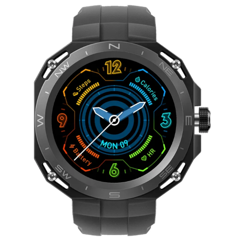 JS3 Cyber Smart Watch Black