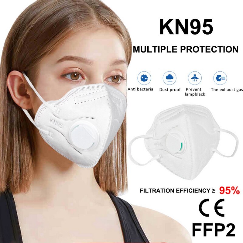 KN95 Mask Respirator Virus Protection with Respirator Filter Safety Mask