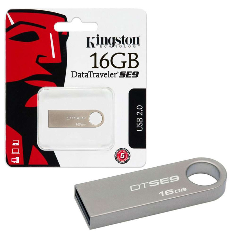 Kingston 16GB 2.0 USB Flash Pen Drive