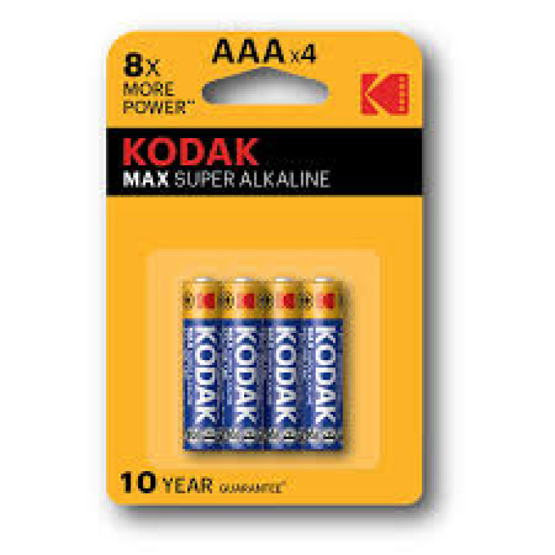 Kodak Max Super Alkaline AAA-4