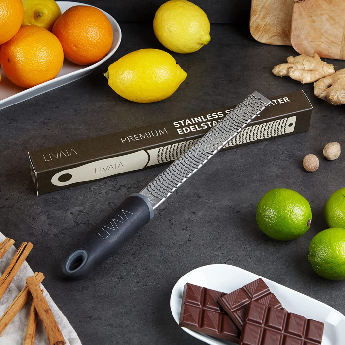 LIVAIA Stainless Steel Grater with Handle