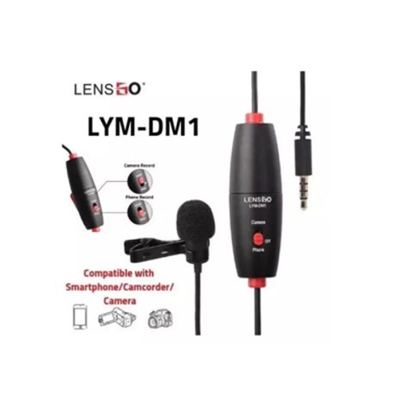 LensGo LYM DM1 Collar Microphone 