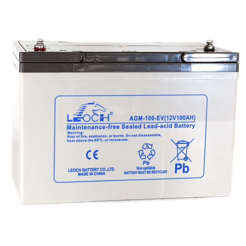 Leoch 12V 100Ah Lead Acid Dry Battery