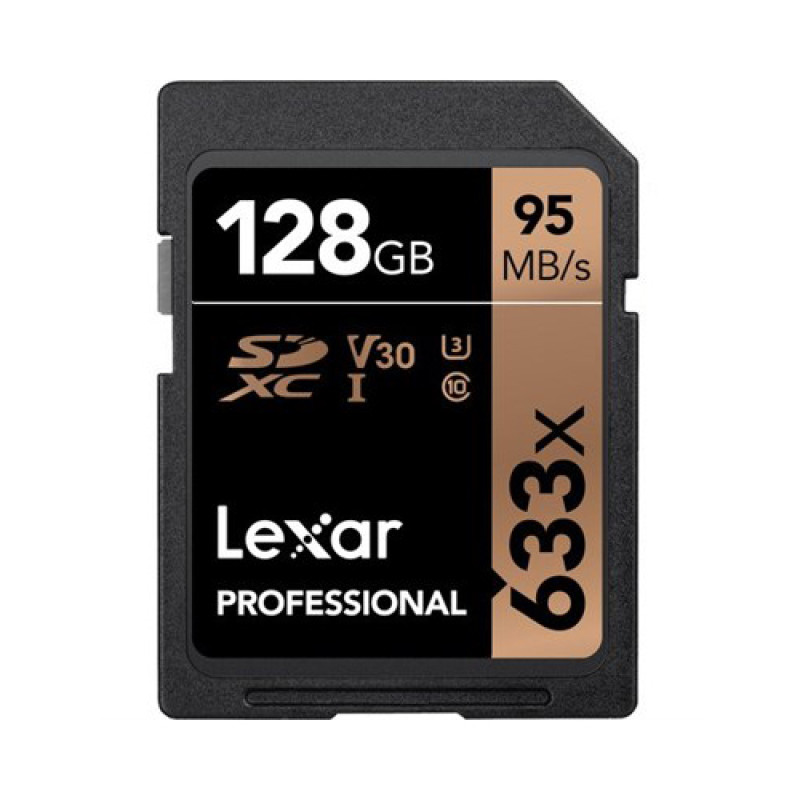 Lexar 128GB Professional 633x UHS-I SDXC Memory Card 