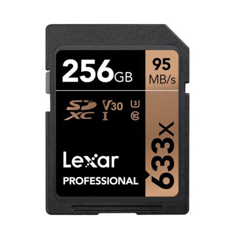 Lexar 256GB Professional 633x UHS-I SDXC Memory Card