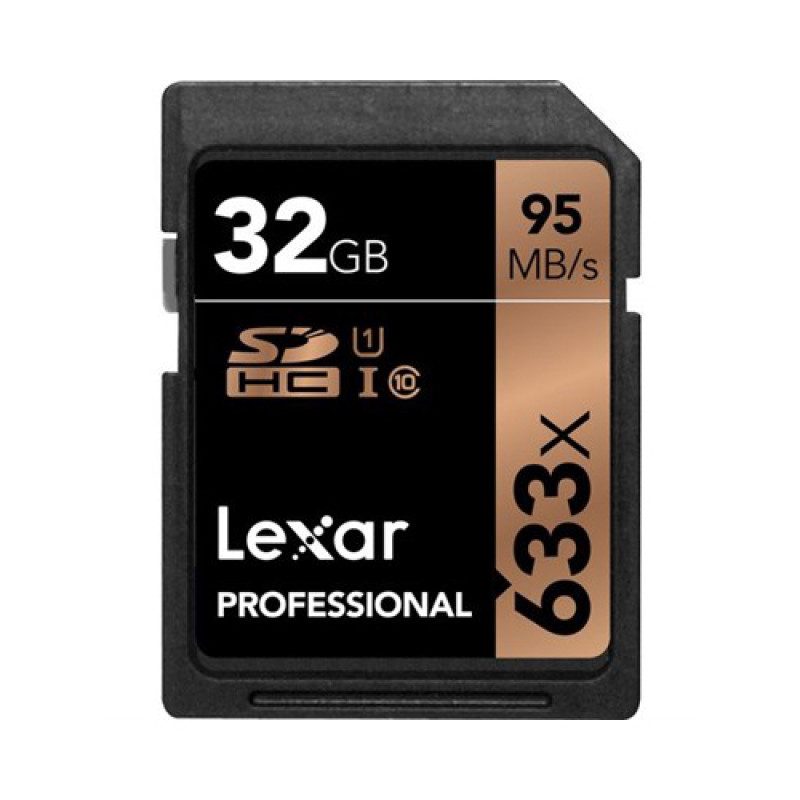 Lexar 32GB Professional 633x UHS-I SDHC Memory Card