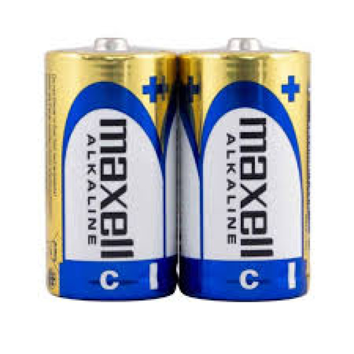 Maxell C-Size Alkaline Battery (Pack of 2)