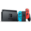 Nintendo Switch with Neon Blue and Neon Red Joy-Con And Extended Battery