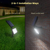 OUSFOT Solar Lights Garden Solar Spotlight