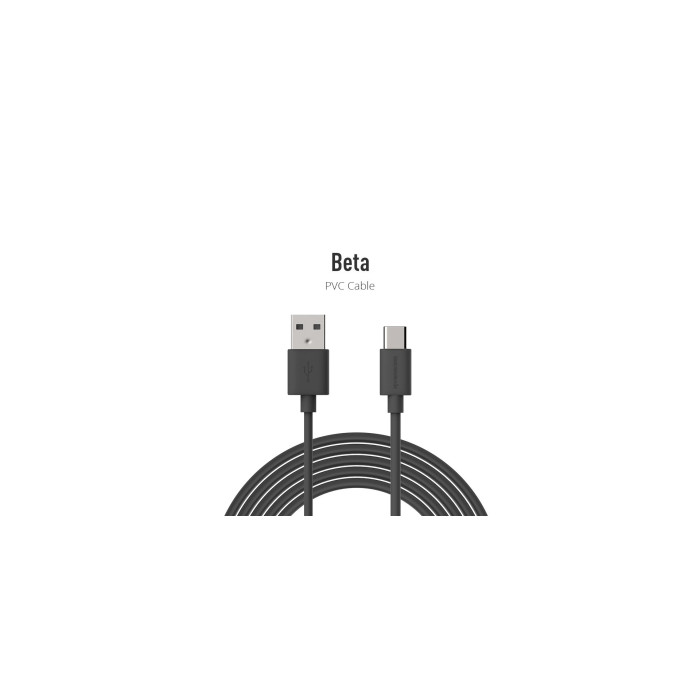 Riversong Beta TYPE-C USB 2.4A, 1 Meter Charging Cable | Black |
