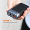 Riversong Phantom 10 Pro 10,000mAh 3.0A Fast Charging Power Bank | Black | 