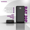 Riversong Ray 20P 20,000mAh 2.4A Fast Charging Power Bank | Black |