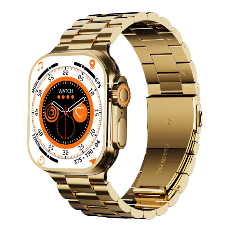 S8 Ultra Gold Smart Watch