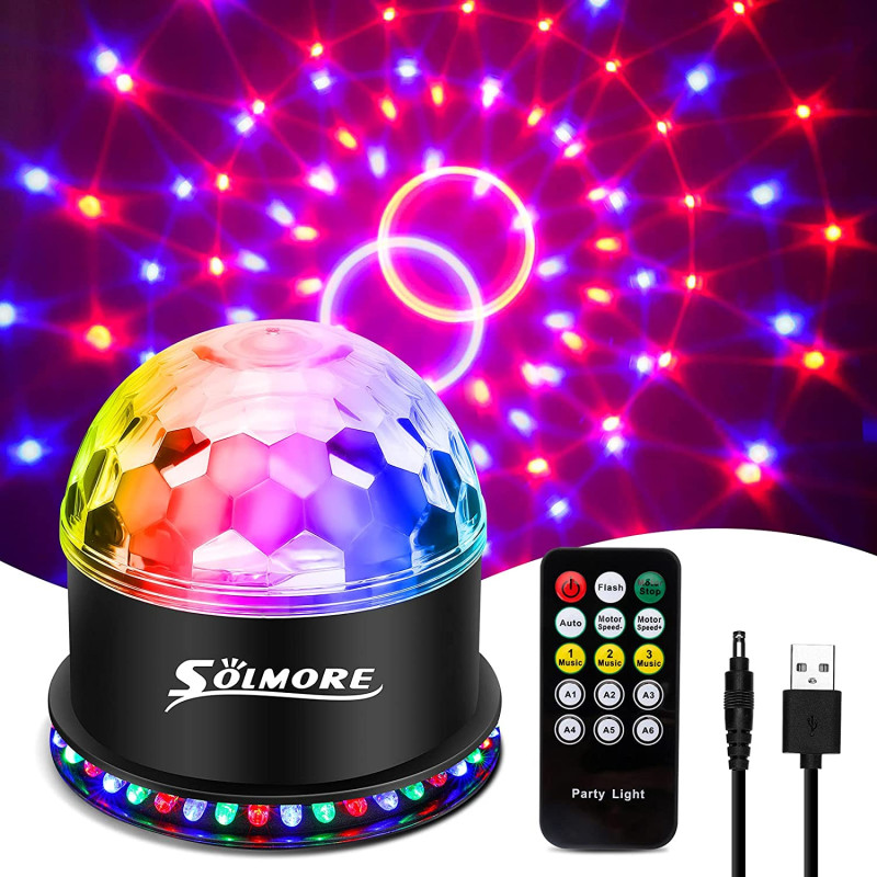 SOLMORE Disco Ball LED Light