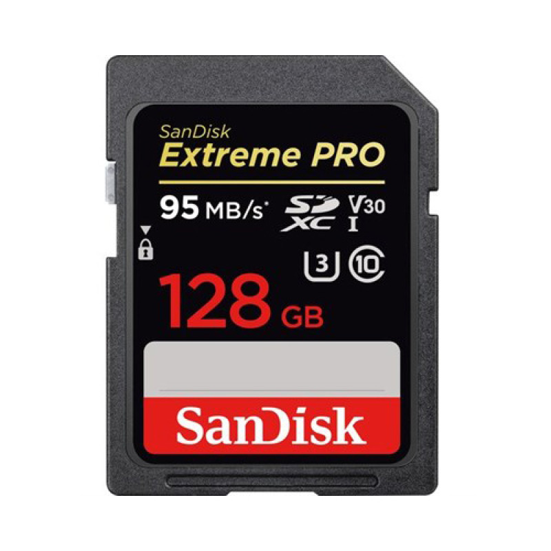 SanDisk 128GB Extreme PRO UHS-I SDXC Memory Card (V30)