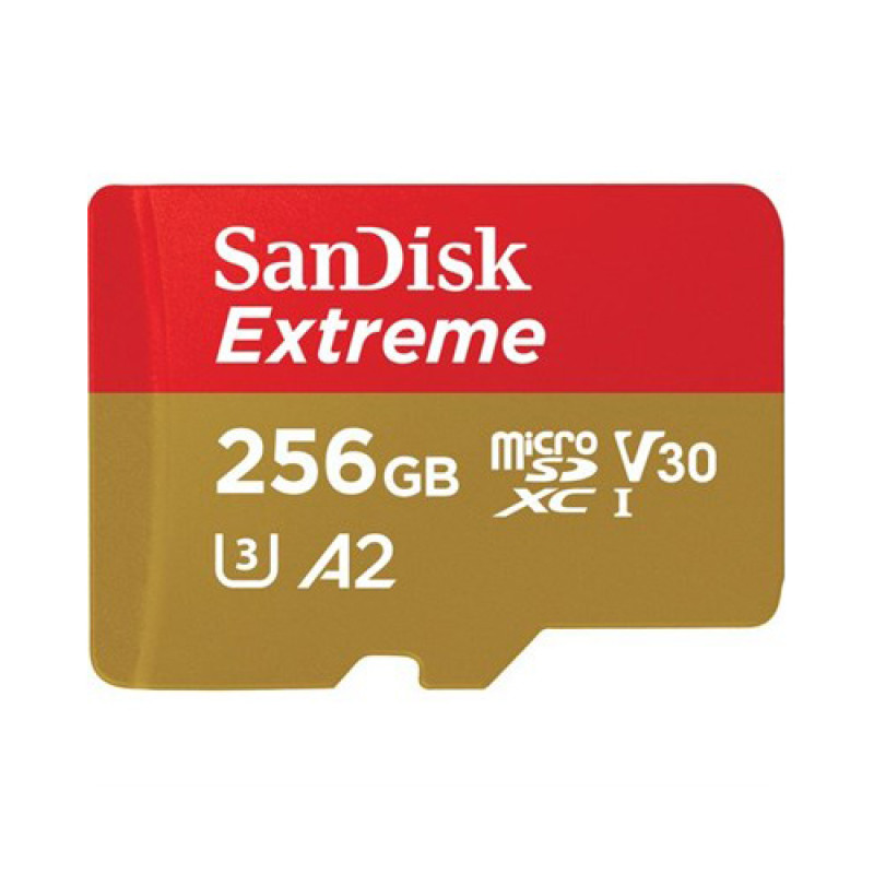 SanDisk 256GB 160MBs Extreme UHS-I microSDXC Memory Card 