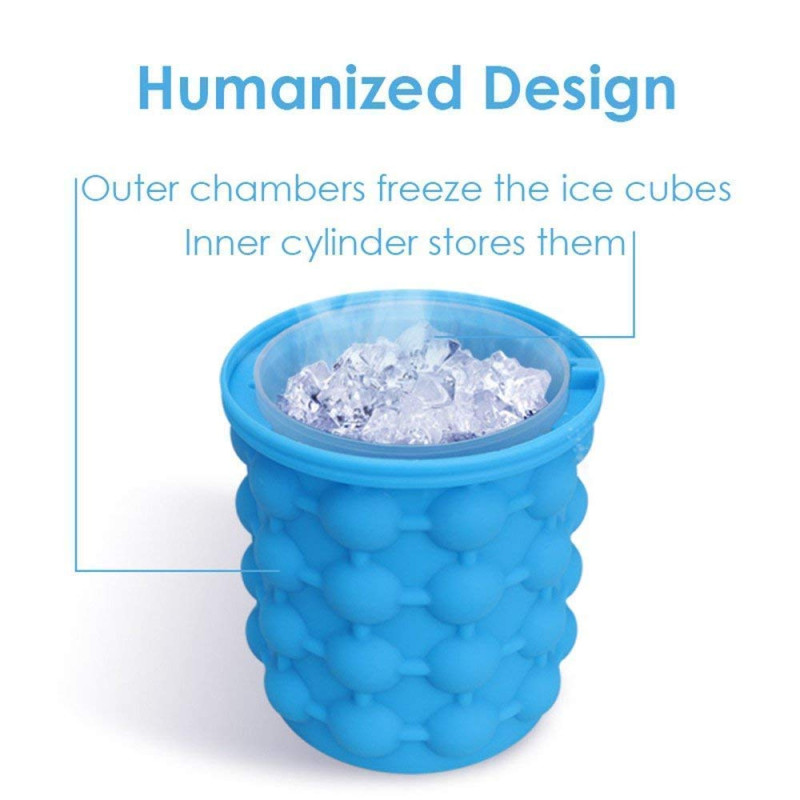 Silicone Bucket Ice Cube Maker