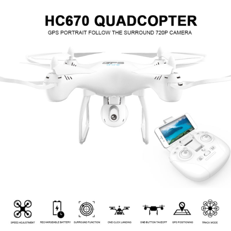 Smart Drone GPS HC670 Quadcopter