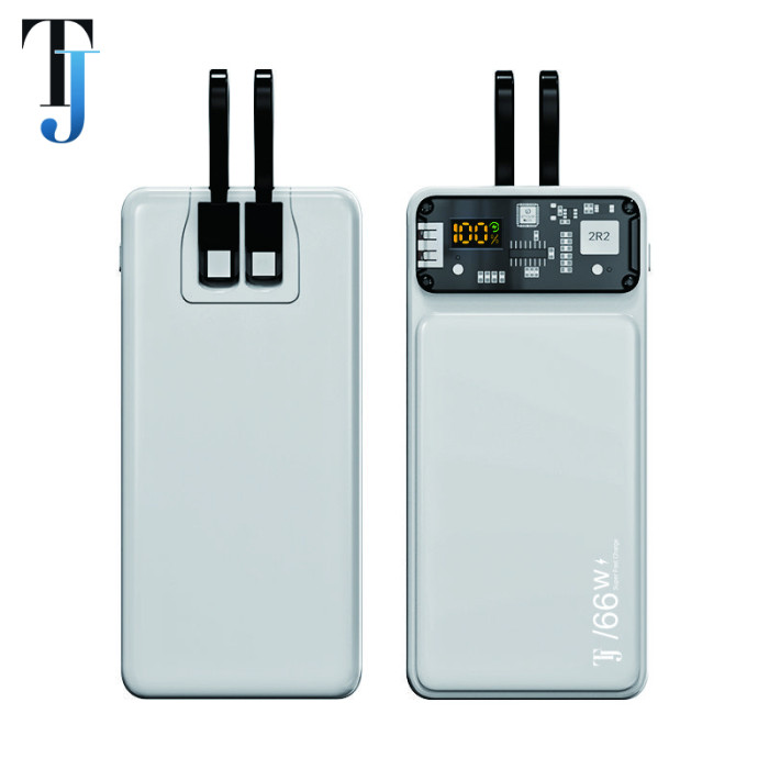 TJ-P20 - 20000 mAh Fast Charging Power Bank - White TJ-P20 - 20000 mAh Fast Charging Power Bank - White