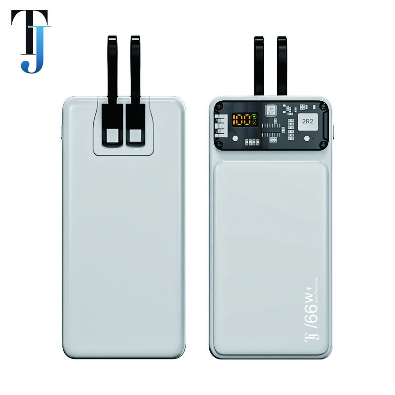TJ-P20 - 20000 mAh Fast Charging Power Bank - White