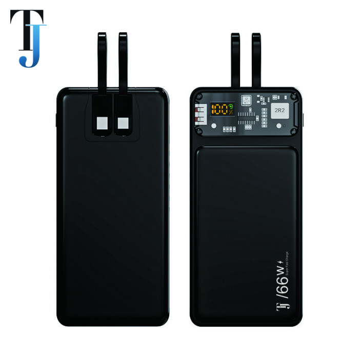 TJ-P20 - 20000 mAh Fast Charging Power Bank - Black