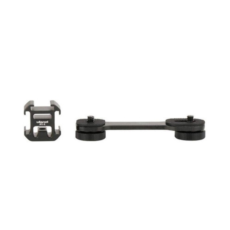 Ulanzi PT-3 Triple Cold Shoe Extension Bracket for Handheld Gimbals 