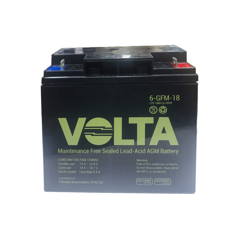 Volta 12V 18A Dry Battery