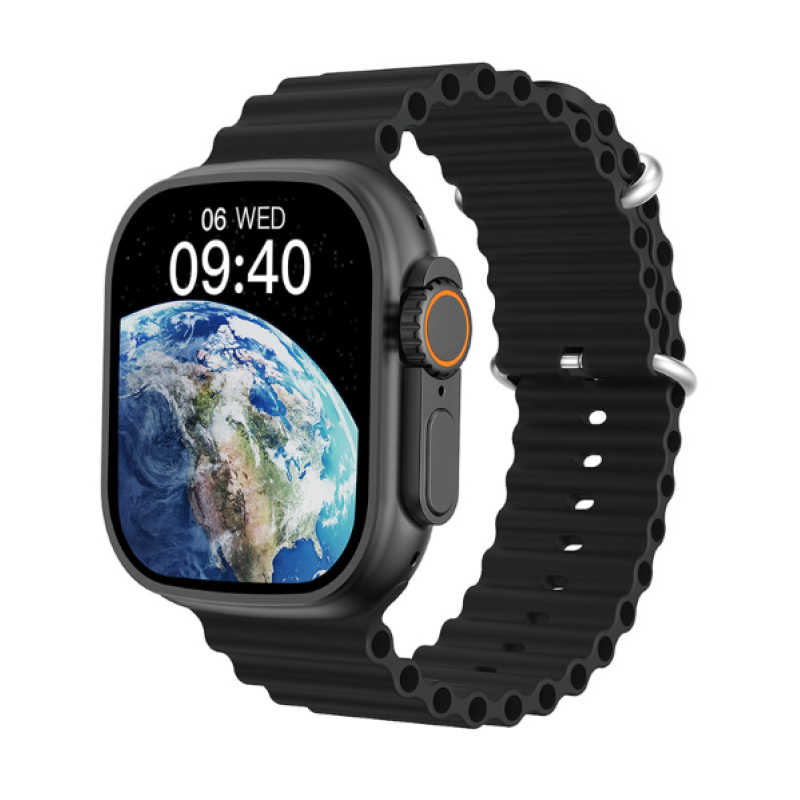 W68 Plus Ultra Smart Watch Black