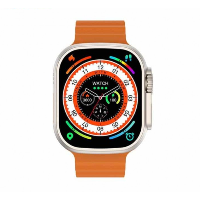 W68 Ultra Smart Watch Orange 